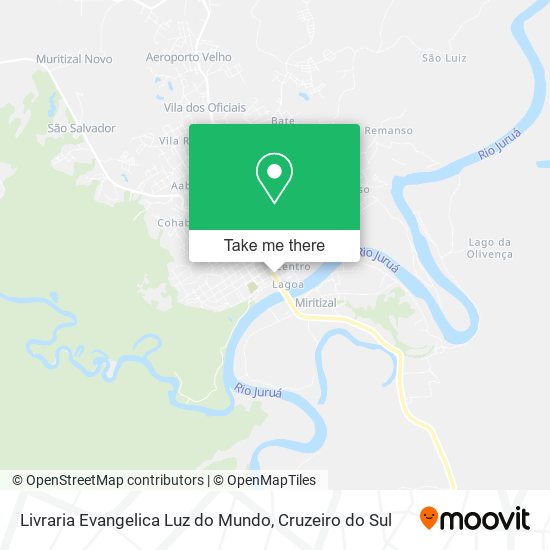 Livraria Evangelica Luz do Mundo map