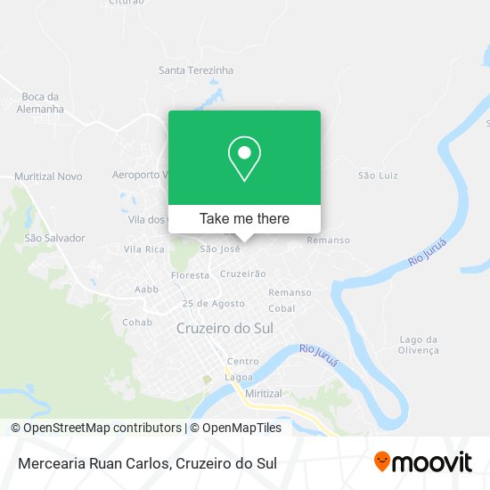 Mercearia Ruan Carlos map