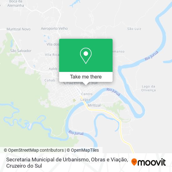 Secretaria Municipal de Urbanismo, Obras e Viação map