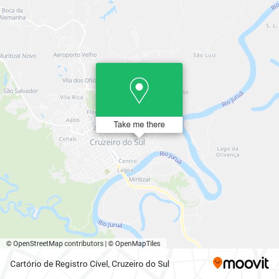 Cartório de Registro Cível map