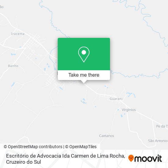 Mapa Escritório de Advocacia Ida Carmen de Lima Rocha