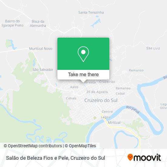 Salão de Beleza Fios e Pele map