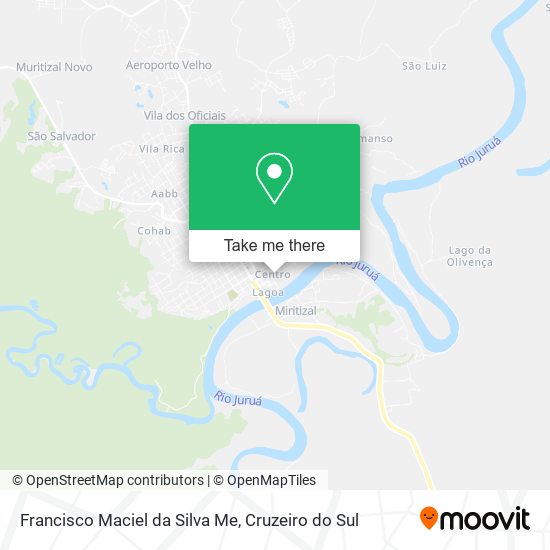 Francisco Maciel da Silva Me map