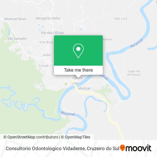 Consultorio Odontologico Vidadente map