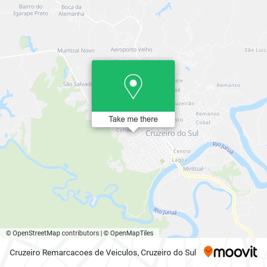 Cruzeiro Remarcacoes de Veiculos map