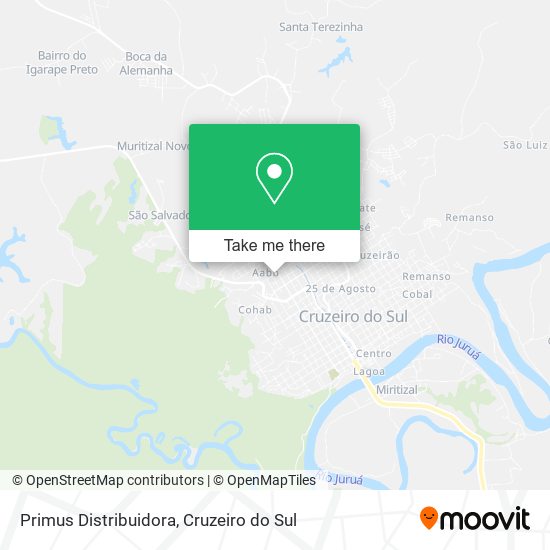 Primus Distribuidora map
