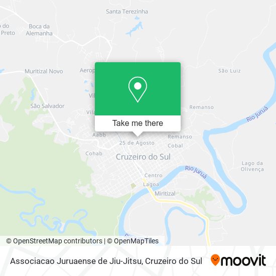 Associacao Juruaense de Jiu-Jitsu map