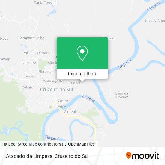 Atacado da Limpeza map
