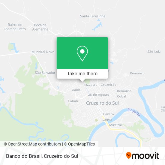 Mapa Banco do Brasil