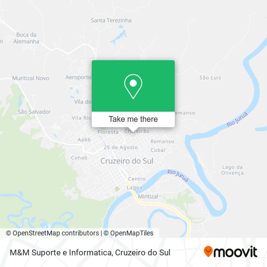 Mapa M&M Suporte e Informatica