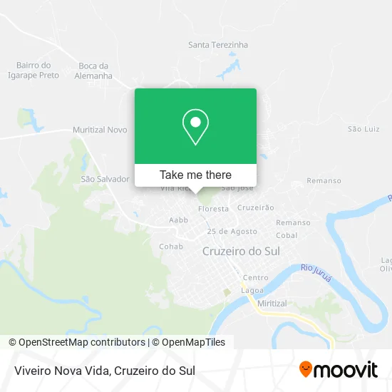 Viveiro Nova Vida map