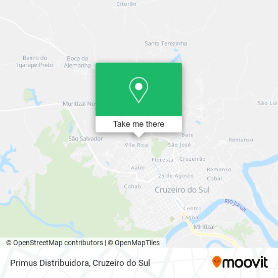 Primus Distribuidora map