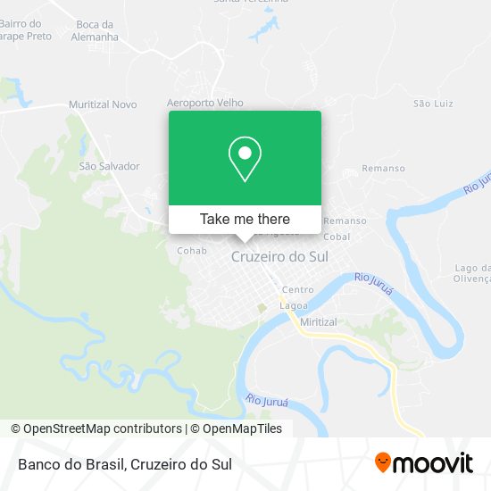 Banco do Brasil map