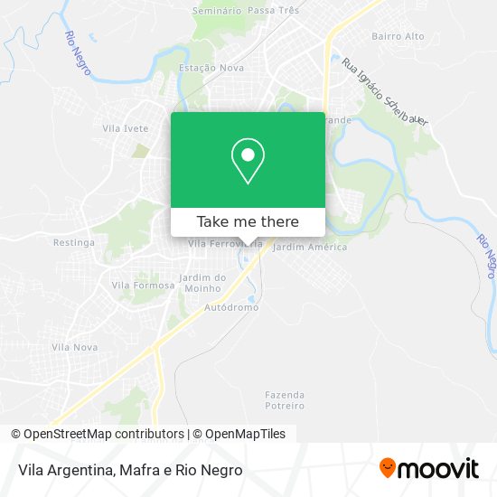 Mapa Vila Argentina