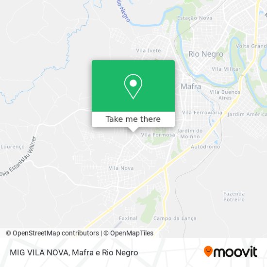 MIG VILA NOVA map