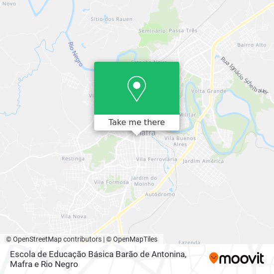 Escola de Educação Básica Barão de Antonina map