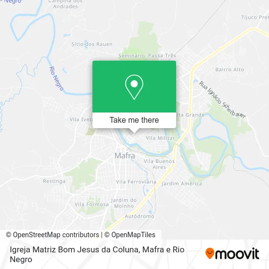 Igreja Matriz Bom Jesus da Coluna map