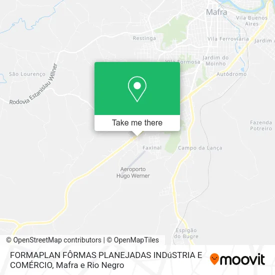 FORMAPLAN FÔRMAS PLANEJADAS INDúSTRIA E COMÉRCIO map