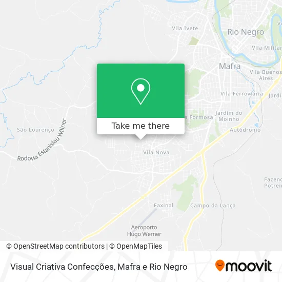 Visual Criativa Confecções map