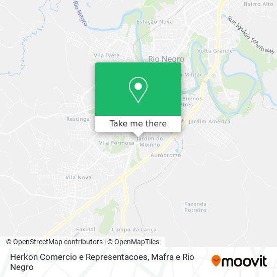 Mapa Herkon Comercio e Representacoes