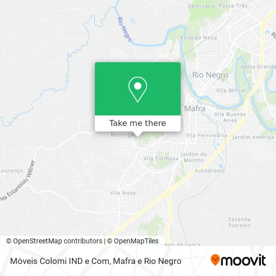Móveis Colomi IND e Com map