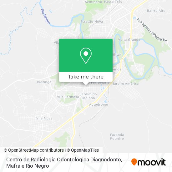 Mapa Centro de Radiologia Odontologica Diagnodonto