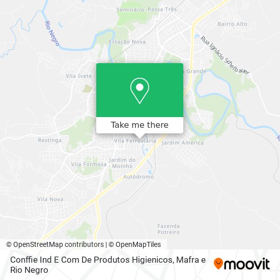 Conffie Ind E Com De Produtos Higienicos map