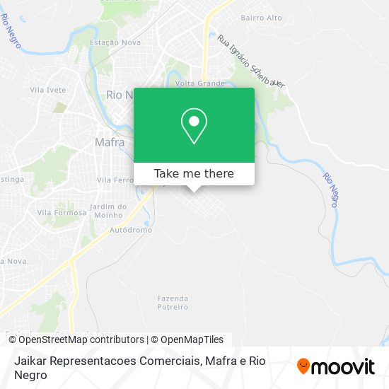 Mapa Jaikar Representacoes Comerciais