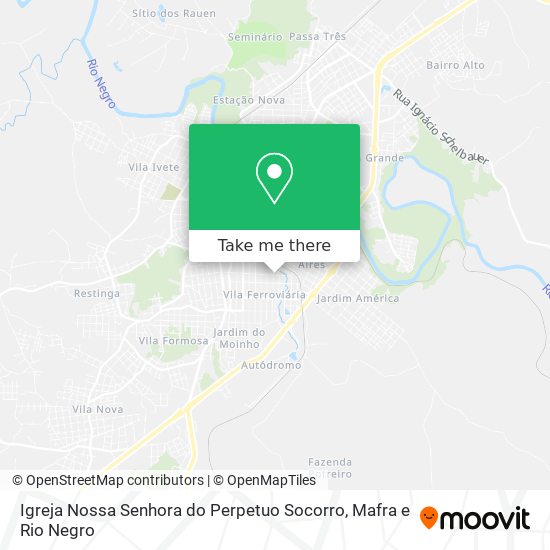 Mapa Igreja Nossa Senhora do Perpetuo Socorro