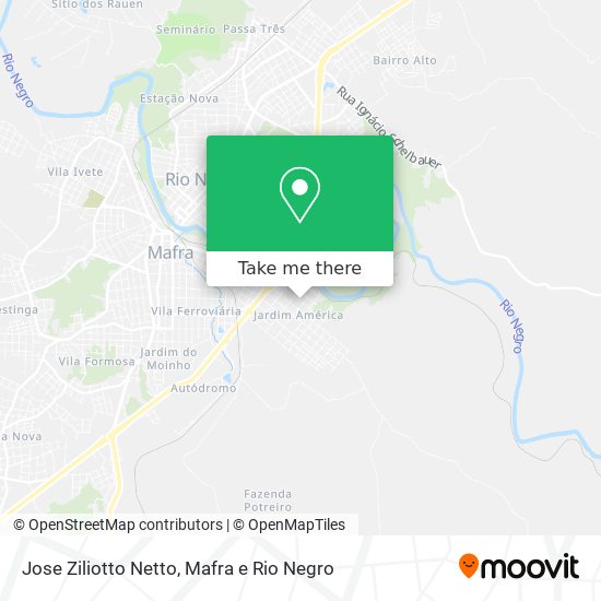 Jose Ziliotto Netto map