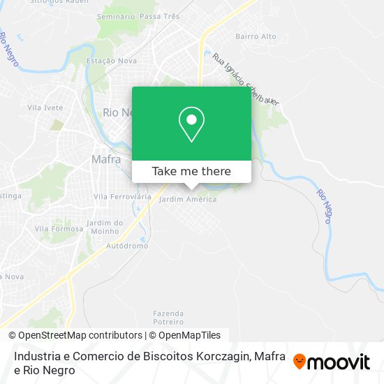 Industria e Comercio de Biscoitos Korczagin map