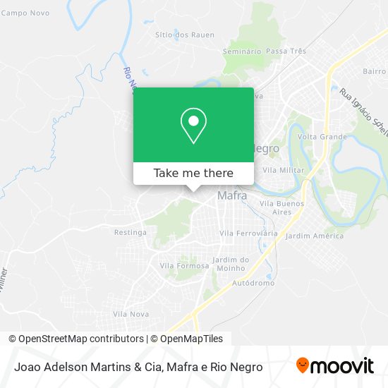 Mapa Joao Adelson Martins & Cia
