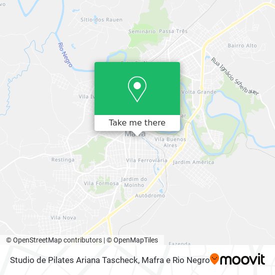 Studio de Pilates Ariana Tascheck map