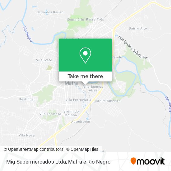 Mapa Mig Supermercados Ltda