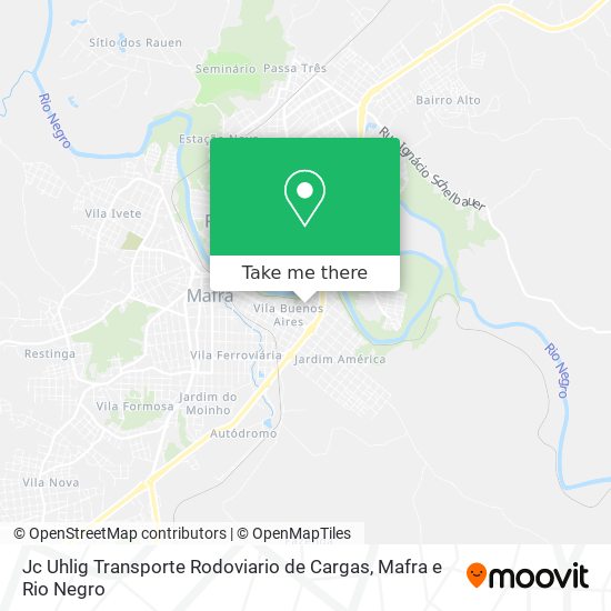 Jc Uhlig Transporte Rodoviario de Cargas map