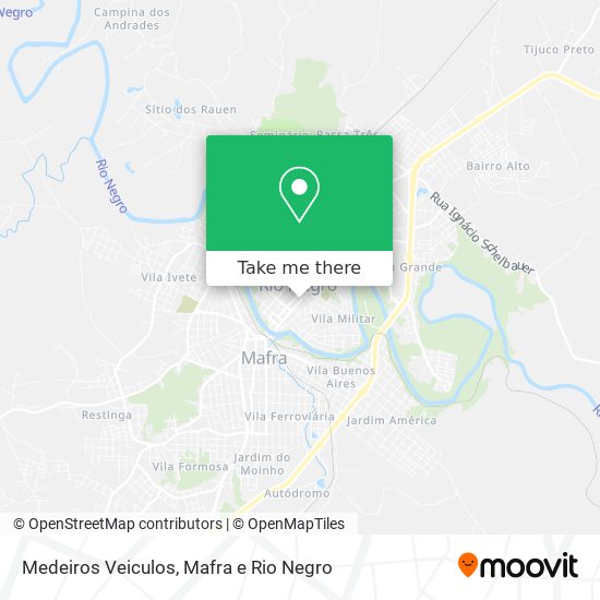 Mapa Medeiros Veiculos