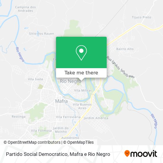 Partido Social Democratico map