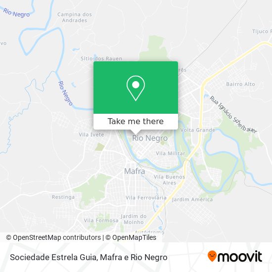 Sociedade Estrela Guia map