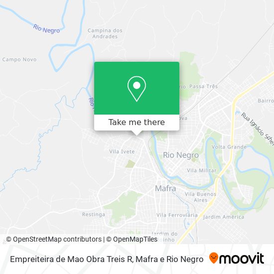 Empreiteira de Mao Obra Treis R map