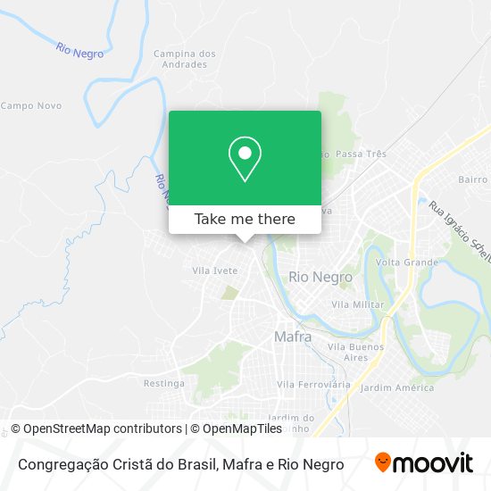 Congregação Cristã do Brasil map