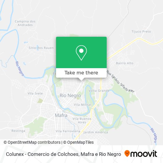 Colunex - Comercio de Colchoes map