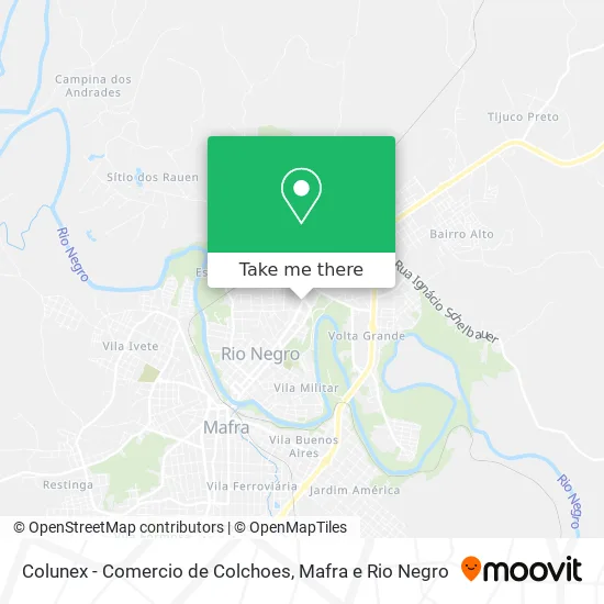 Colunex - Comercio de Colchoes map