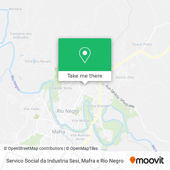 Servico Social da Industria Sesi map