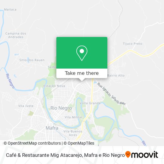 Café & Restaurante Mig Atacarejo map