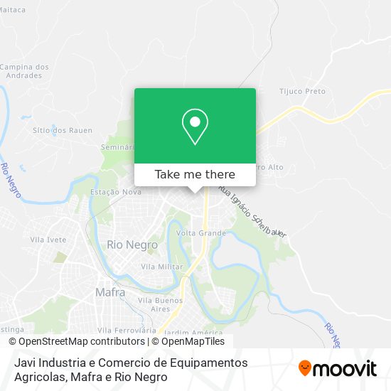 Mapa Javi Industria e Comercio de Equipamentos Agricolas