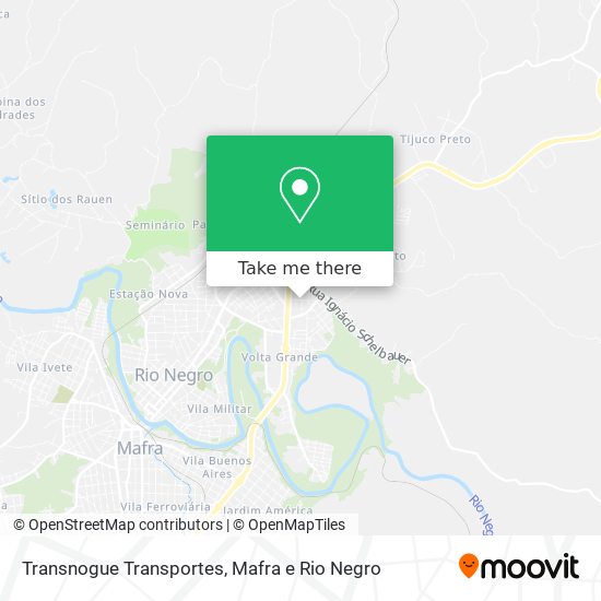 Mapa Transnogue Transportes