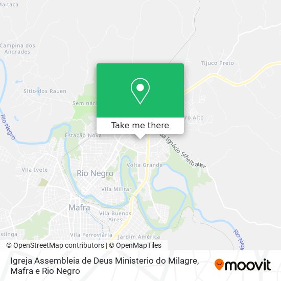 Mapa Igreja Assembleia de Deus Ministerio do Milagre