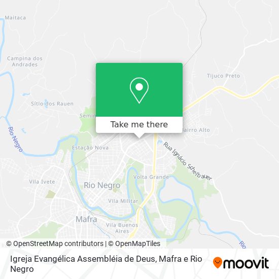 Mapa Igreja Evangélica Assembléia de Deus