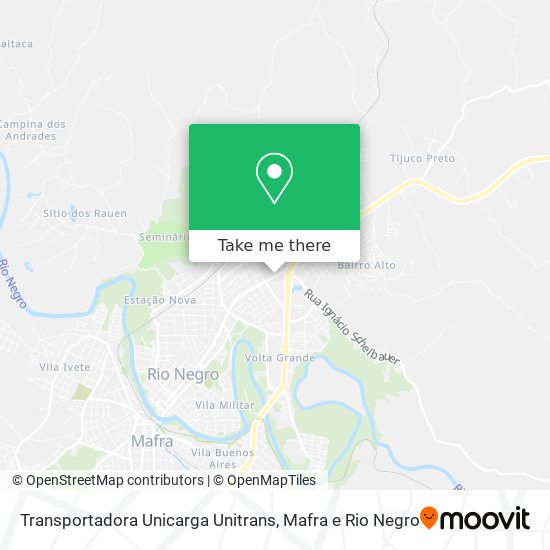 Mapa Transportadora Unicarga Unitrans