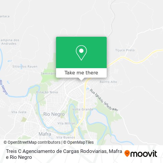 Mapa Treis C Agenciamento de Cargas Rodoviarias